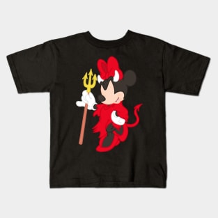 Devilish Minnie Kids T-Shirt